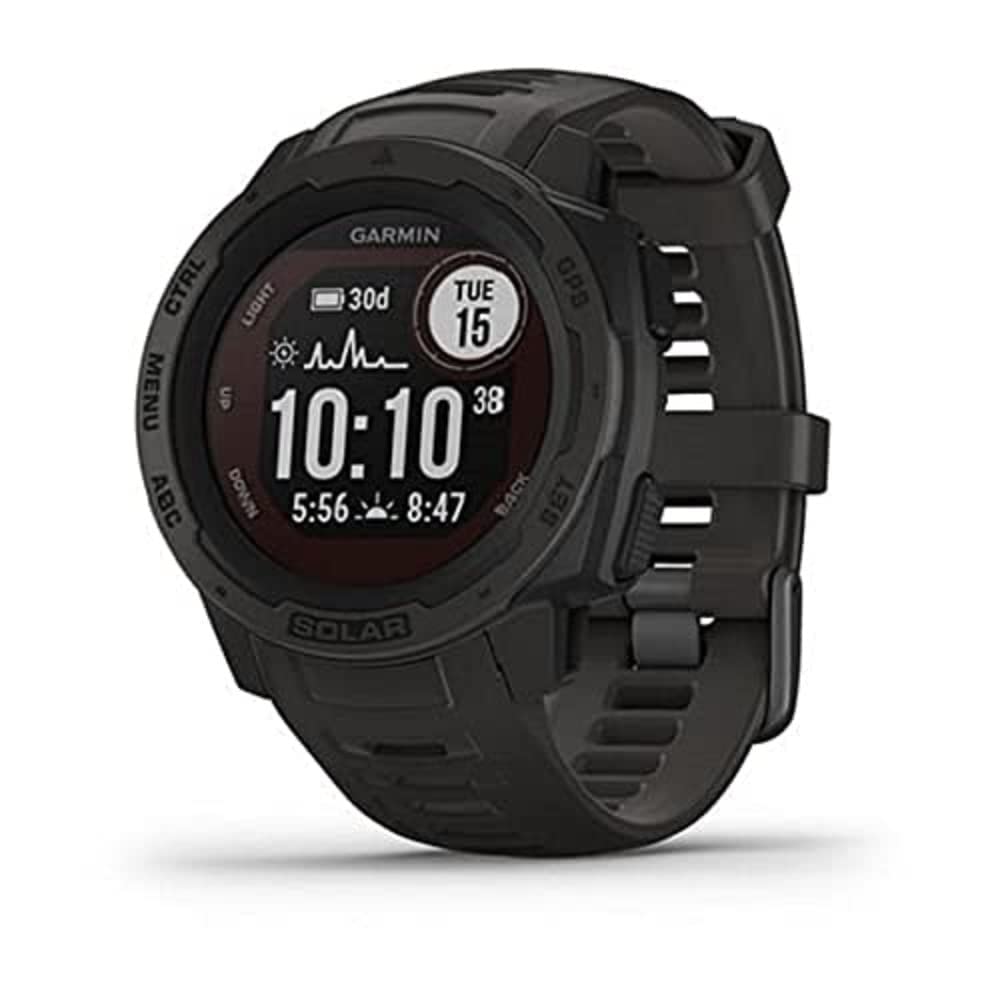  Garmin Instinct Solar Rugged Outdoor Smartwatch for Outdoor Enthusiasts with Solar Charging and Health Monitoring
| Garmin Instinct Solar Graphite Edition, Outdoor Watch with Built-in Sports Apps and Solar Charging Capabilities
| Garmin Instinct Solar Gra